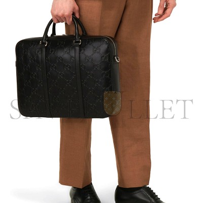 GUCCI GG EMBOSSED BRIEFCASE 658573 (40*29*6cm)
